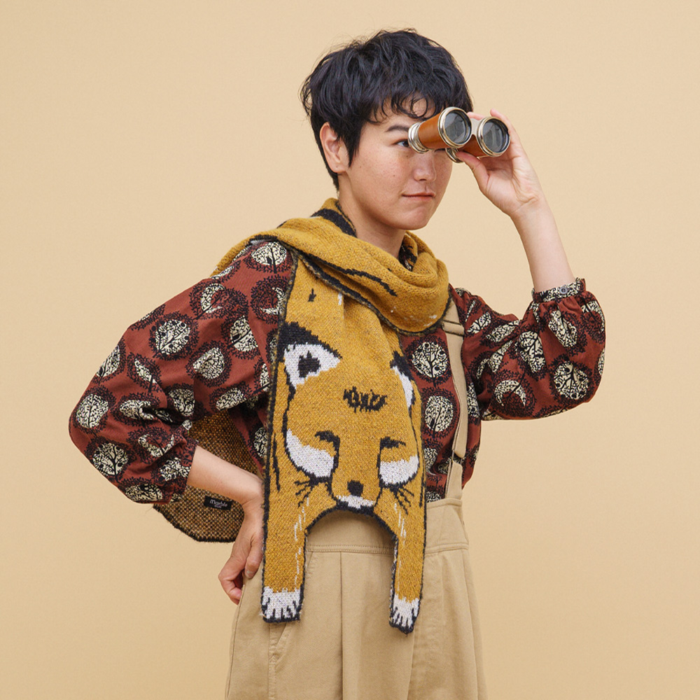 愛らしい動物を首元に Marble Sud マーブルシュッド