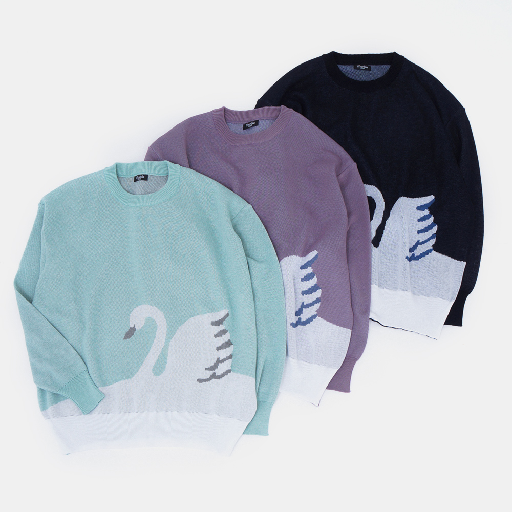 春を告げる使者、スワンのニットが入荷 | marble SUD マーブルシュッド 