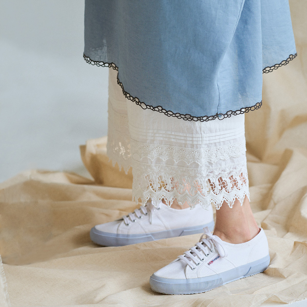 この夏のマストバイ”裾レースパンツ” | marble SUD マーブルシュッド 