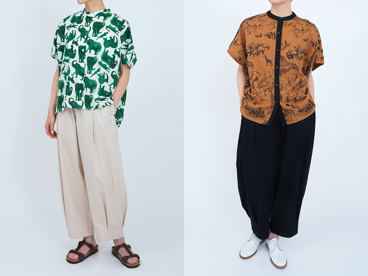 再入荷& 新色登場！】”ライトツイル 裾タックPT” | marble SUD